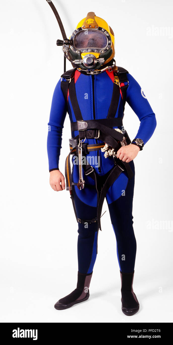 blue dive wetsuit