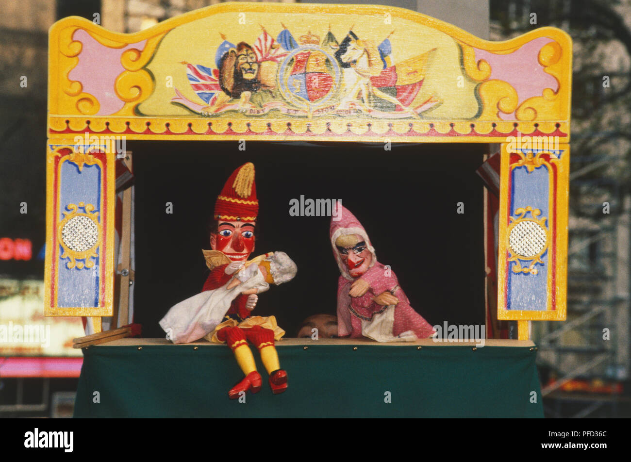 Punch and Judy puppet show Stock Photo Alamy