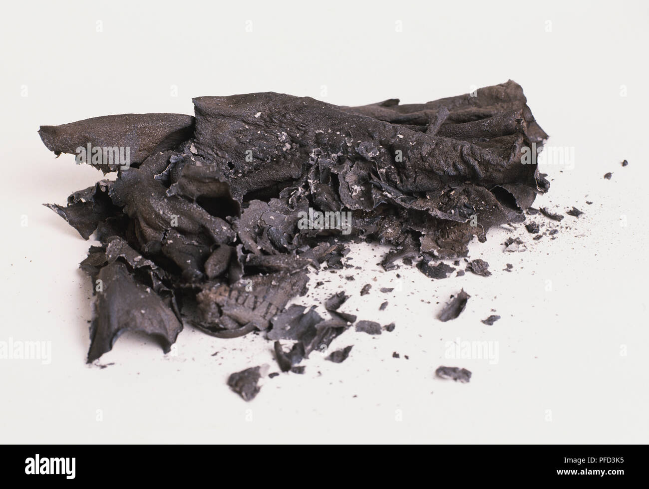 Burnt paper. Stock Photo