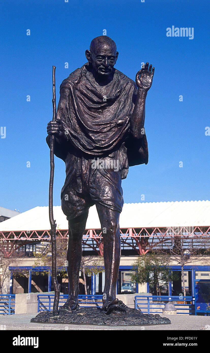 USA, California, San Francisco, Gandhi statue Stock Photo - Alamy