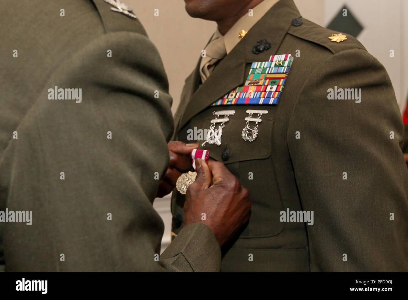 U S Marine Corps Maj Musa Samad Branch Deputy Information