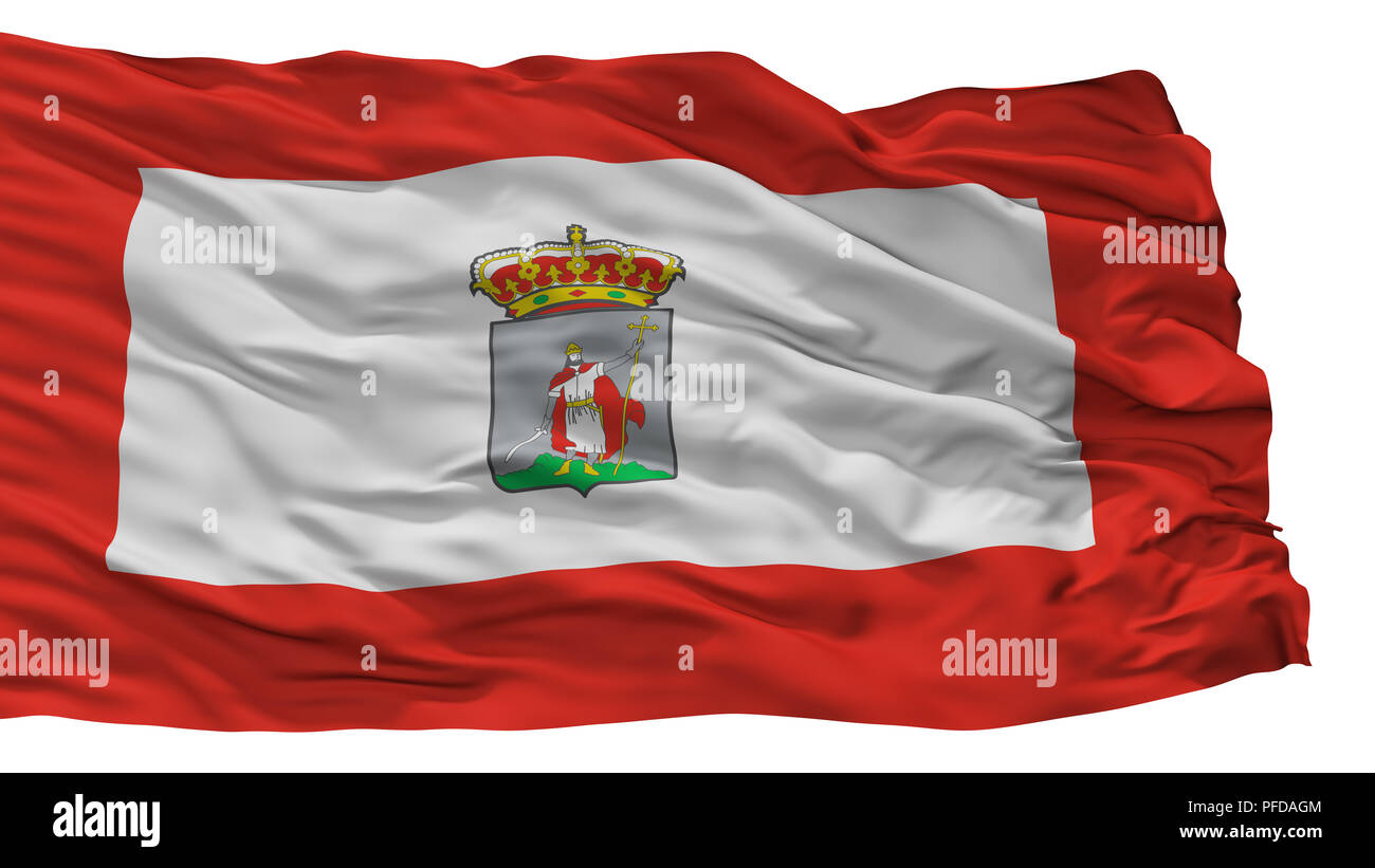 Drapeau Gijon – Unique Design – Fabriqué En UE – 90x150 Cm (3x5 Ft) Avec œillets