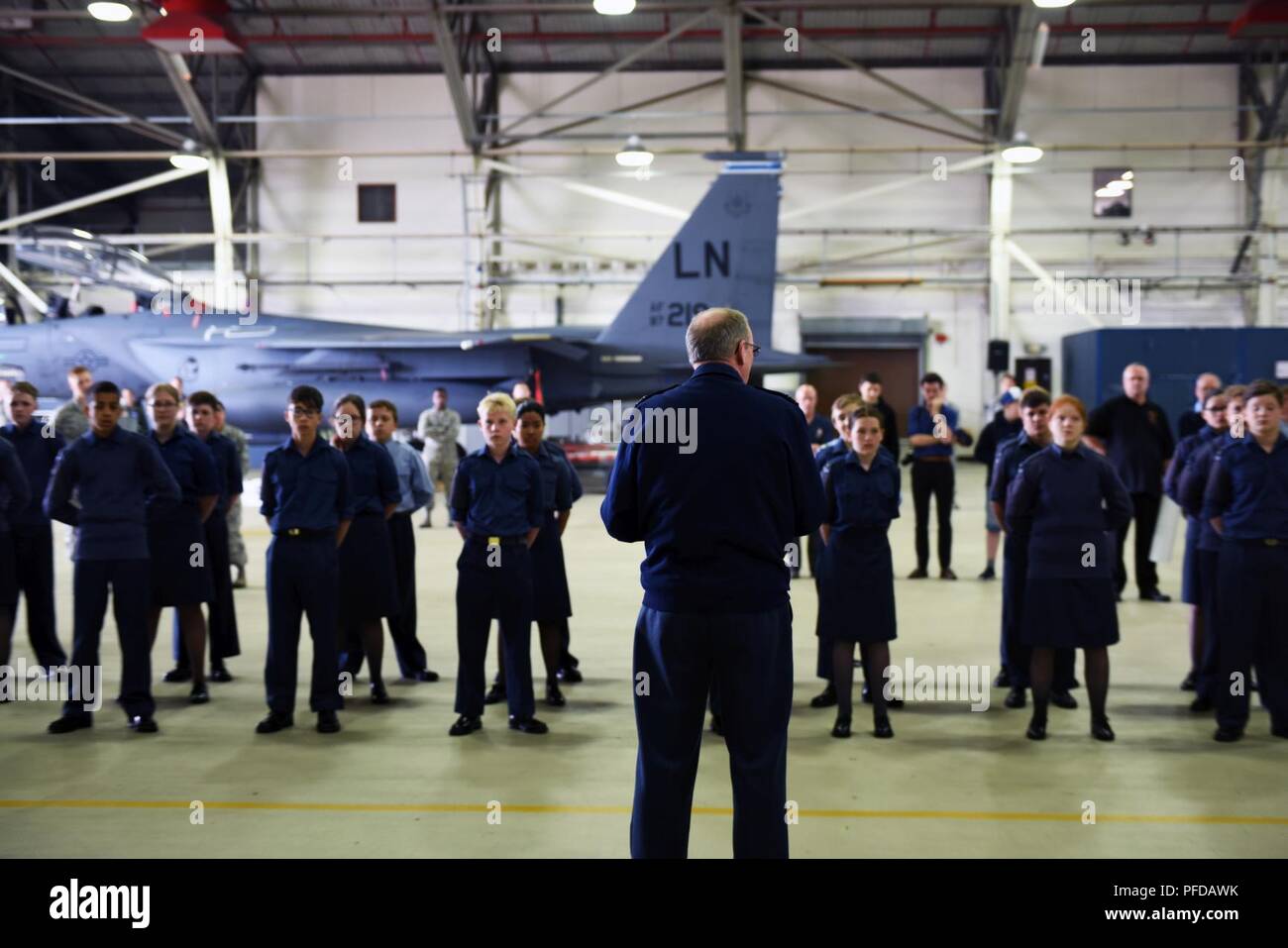 Squadron Leader Jerry Neild, Royal Air Force Lakenheath commander ...