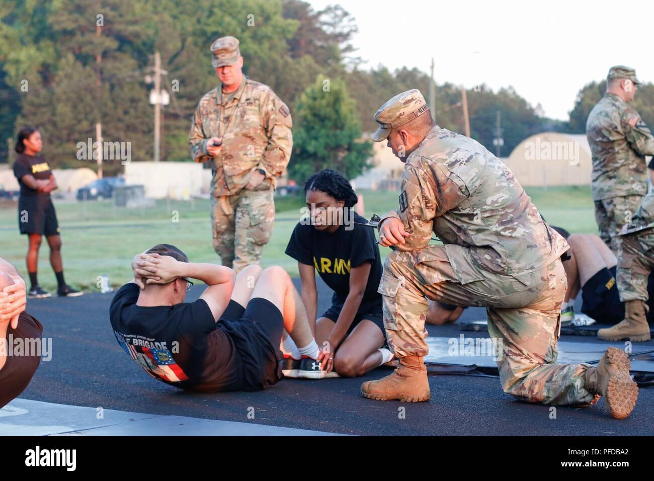 Soldiers assigned to HHC 201st Regional Support Group perform their ...