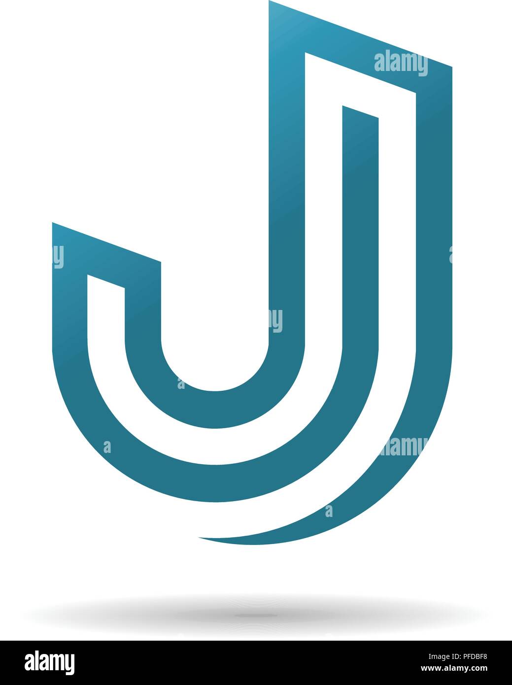 creative Letter J logo design template elements, j letter best logo design, alphabet logo design Stock Vector
