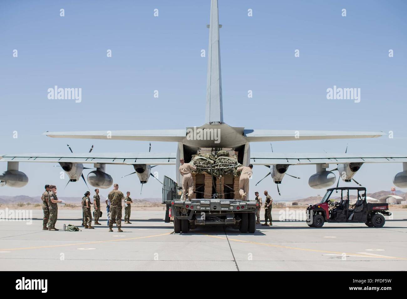 A fivebay Medium Girder Bridge attached to a 32foot Type V platform