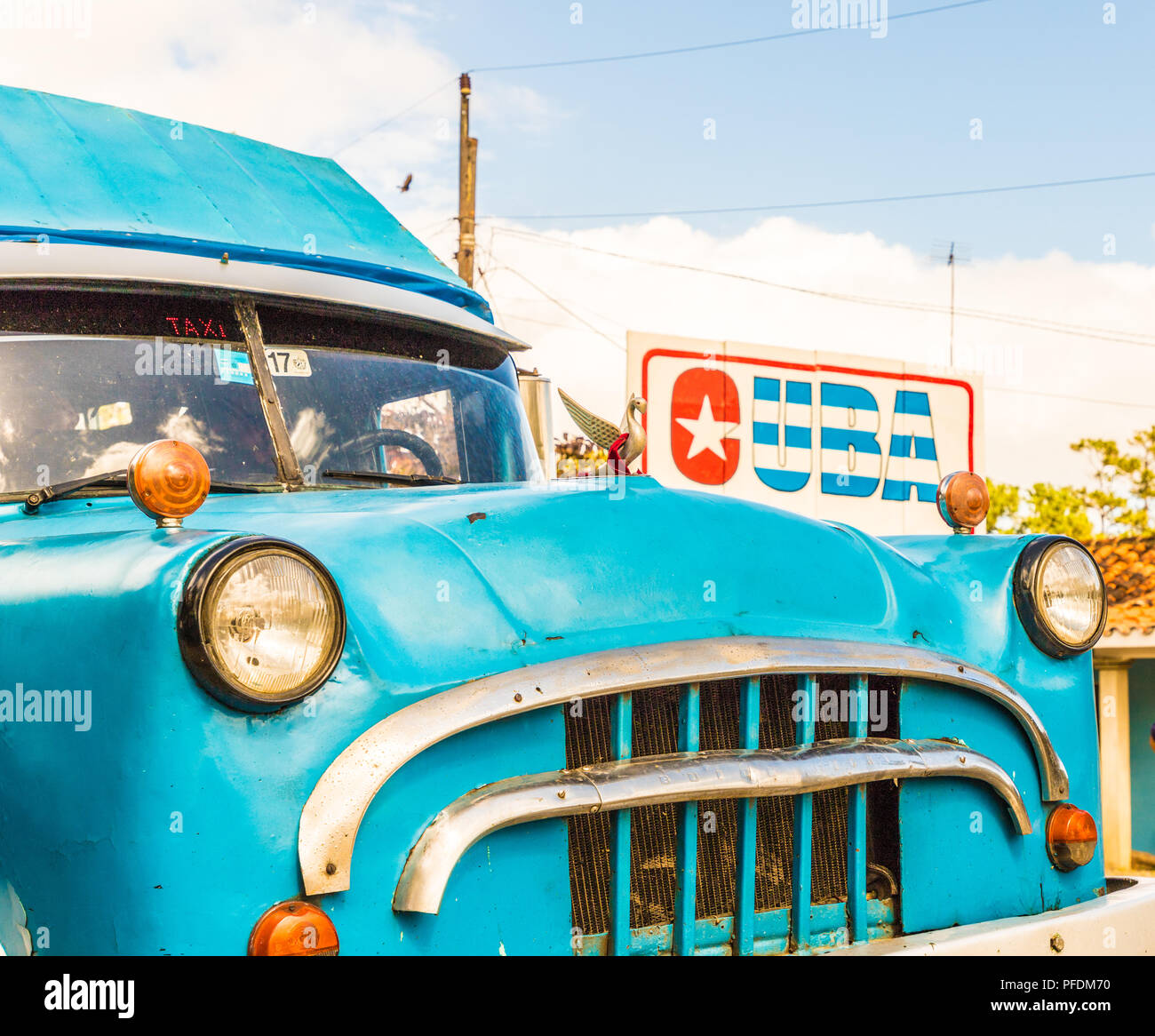 A typical view in Vinales Valley in Cuba. Stock Photo