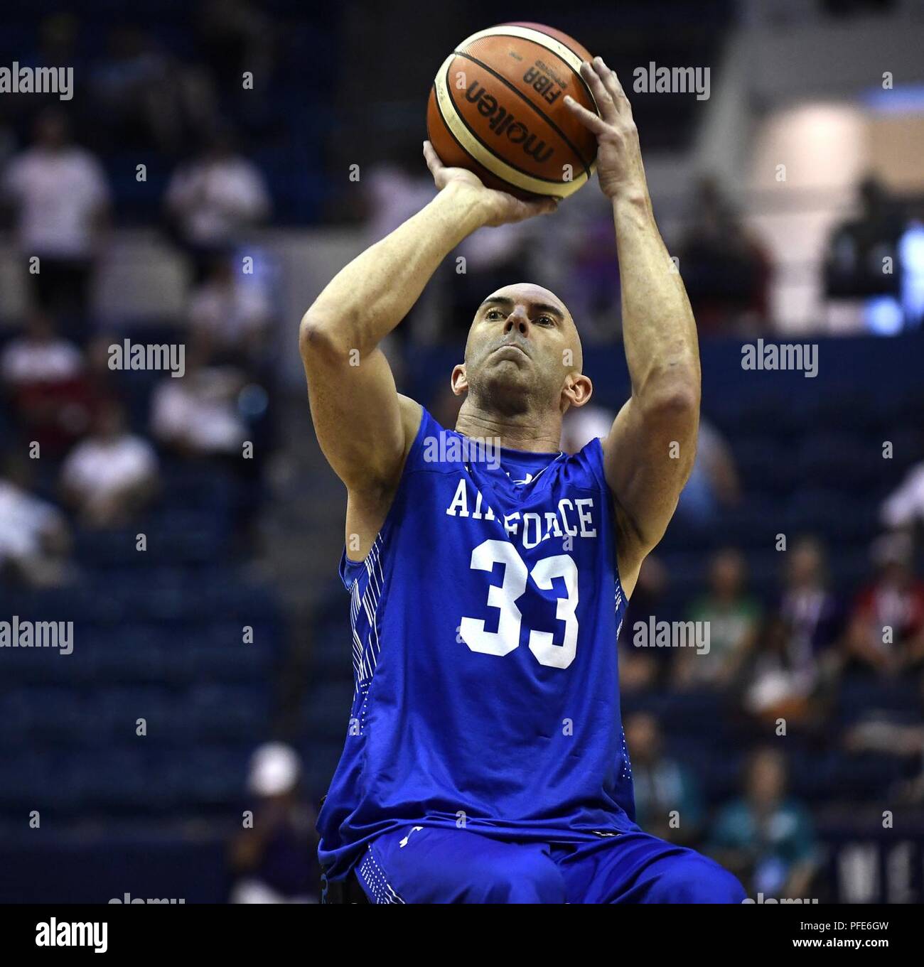 Team Air Force Member Tech Sgt Joshua Smith Gets Ready To Make A