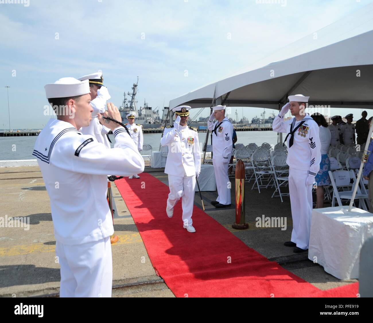 Boatswain’s Mate Second Class Brandon Nobles, assigned to Submarine