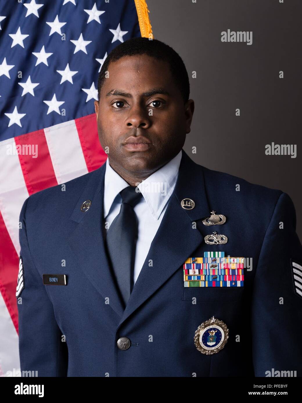 U.S. Air Force official photo of Tech. Sgt. Rodney Bundy Stock Photo - Alamy