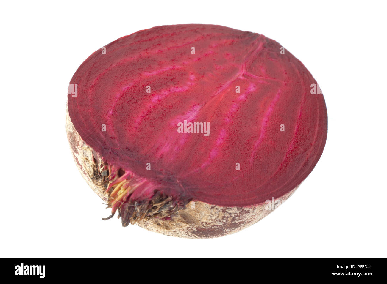 Beet root closeup isolated on white background Stock Photo - Alamy