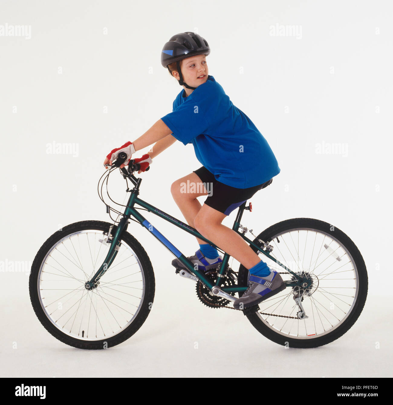 riding a backwards bike