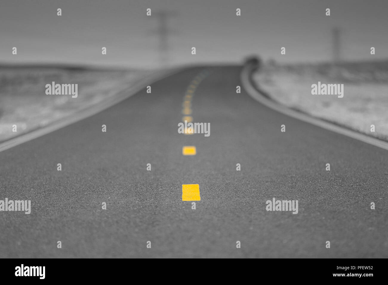 Follow the Yellow Brick Road Stock Photo Alamy