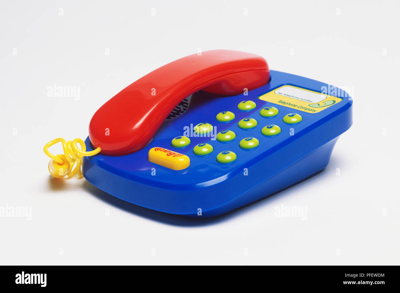 a toy telephone