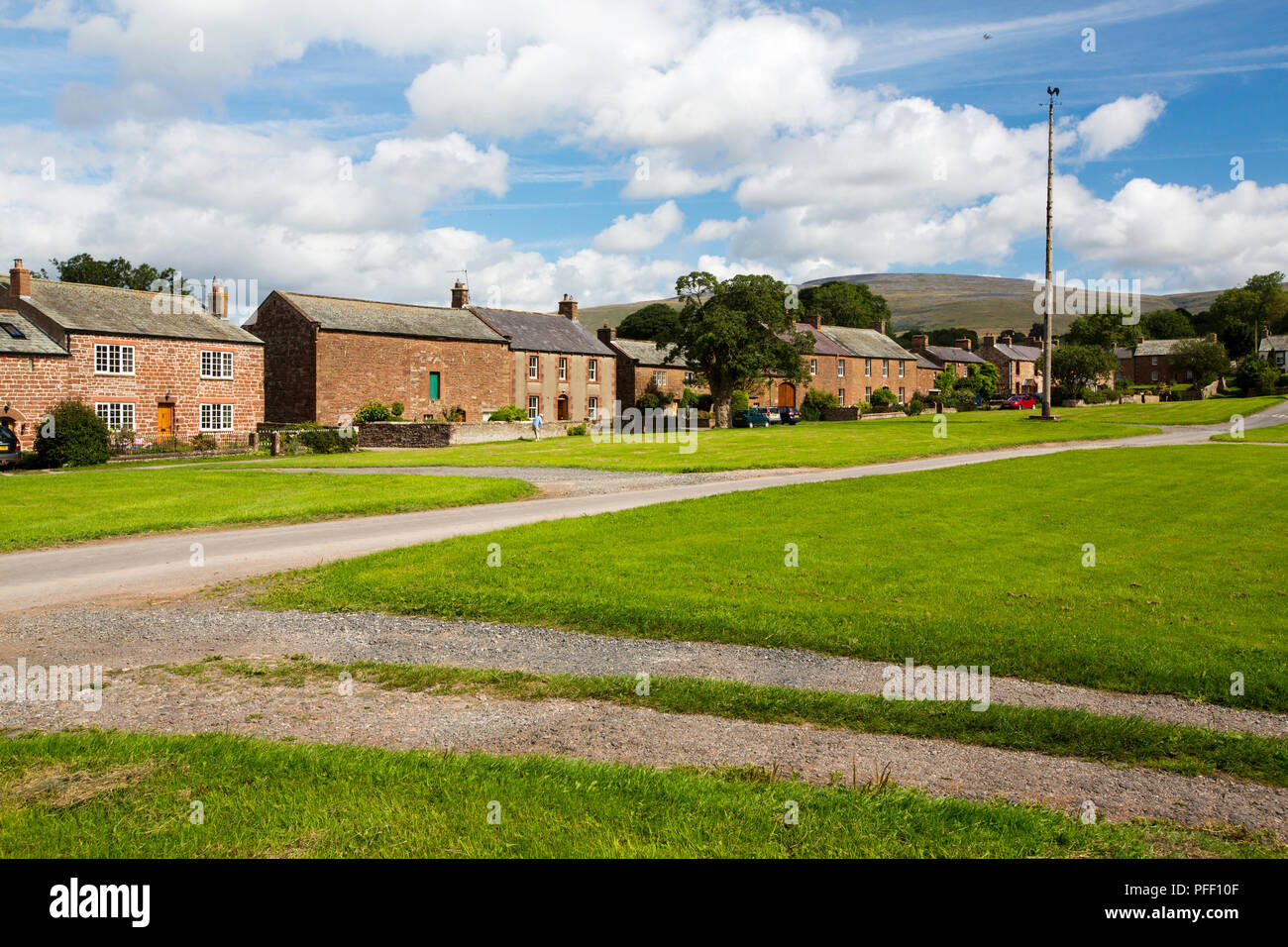 The rural village of Milburn in the Eden Valley, Cumbria, UK Stock