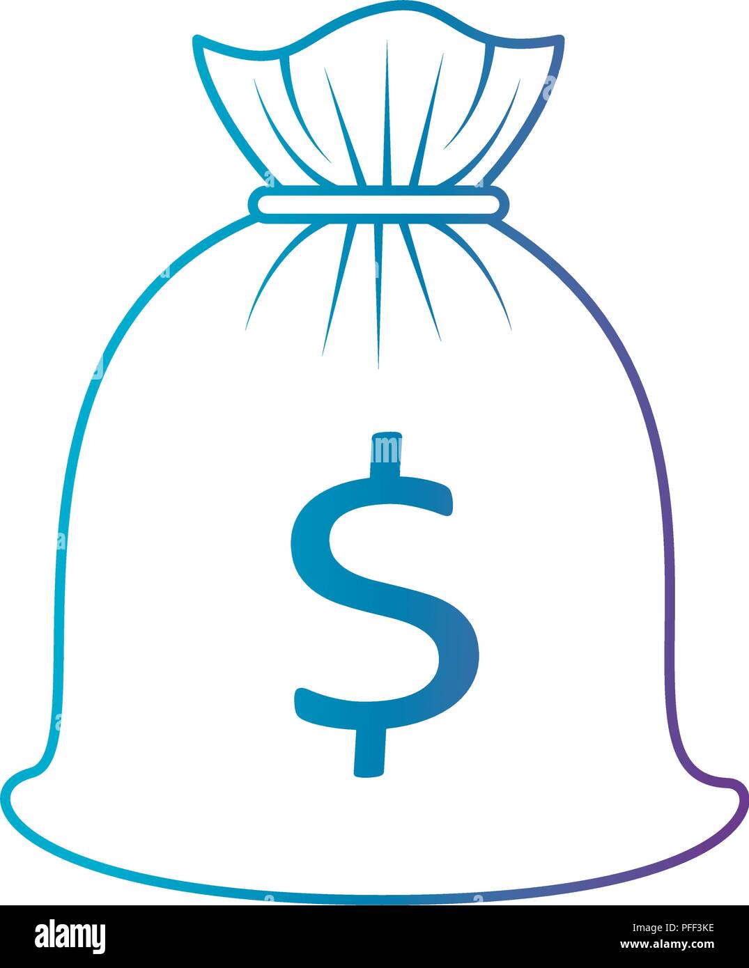 money bag isolated icon Stock Vector Image & Art - Alamy