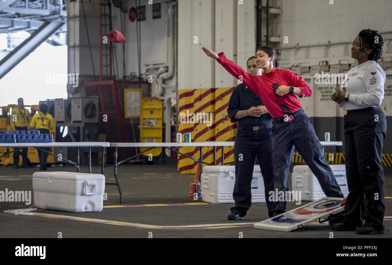 ATLANTIC OCEAN (June 12, 2018) Aviation Ordnanceman 3rd Class Elizze