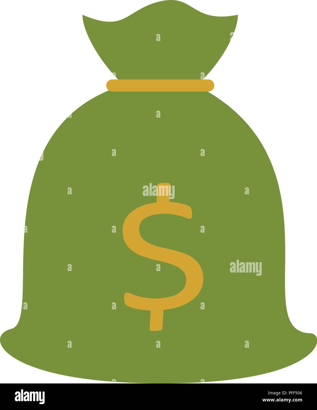 money bag isolated icon Stock Vector Image & Art - Alamy