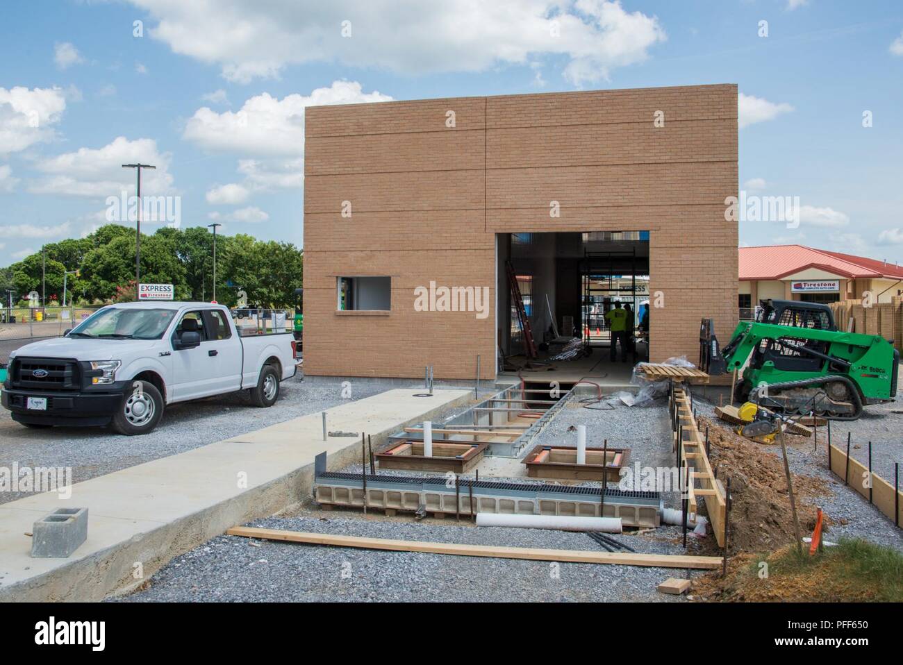 Maxwell AFB, Ala. Progress photos of on going construction of the car