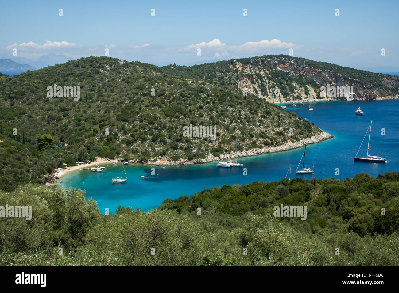 Filiatro beach, island Ithaca, Greece Stock Photo