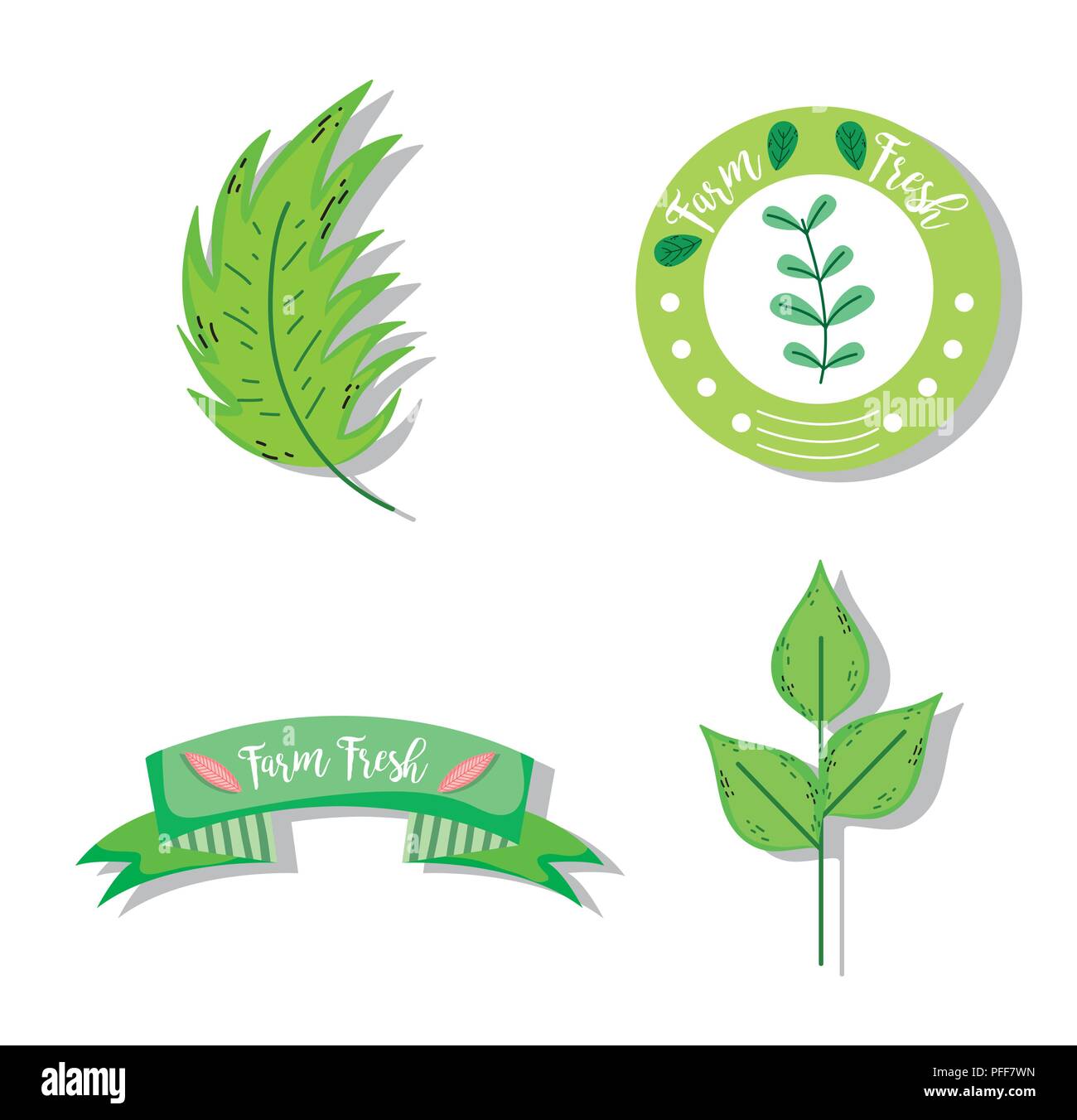Set of farm fresh label Stock Vector Image & Art - Alamy