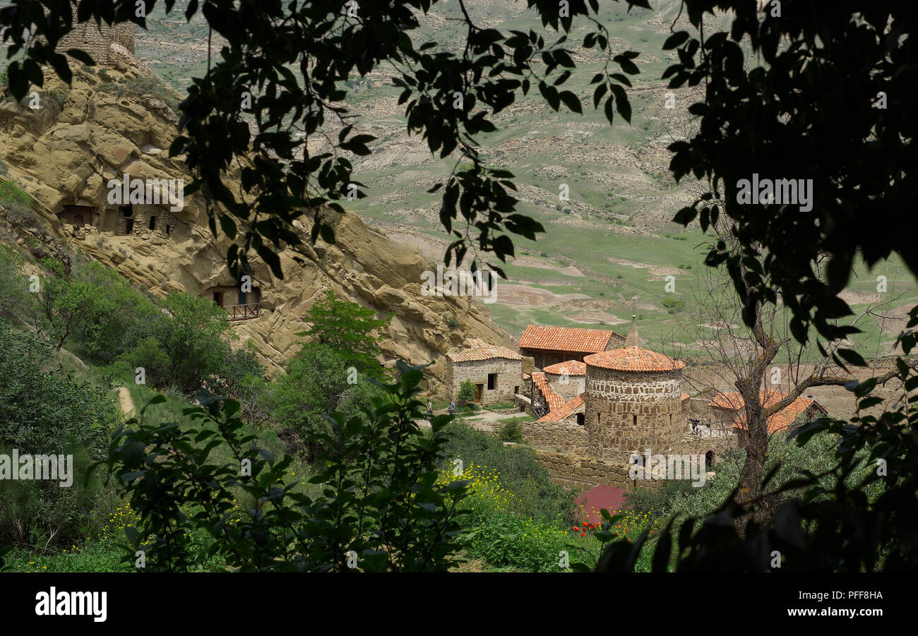 The David Gareja Monastery compex; Sagarejo Municipality, Kakheti Region, Georgia; Stock Photo