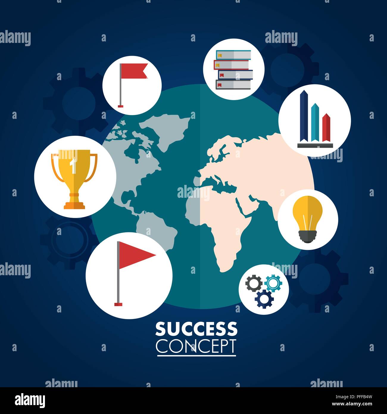 success concept card Stock Vector Image & Art - Alamy