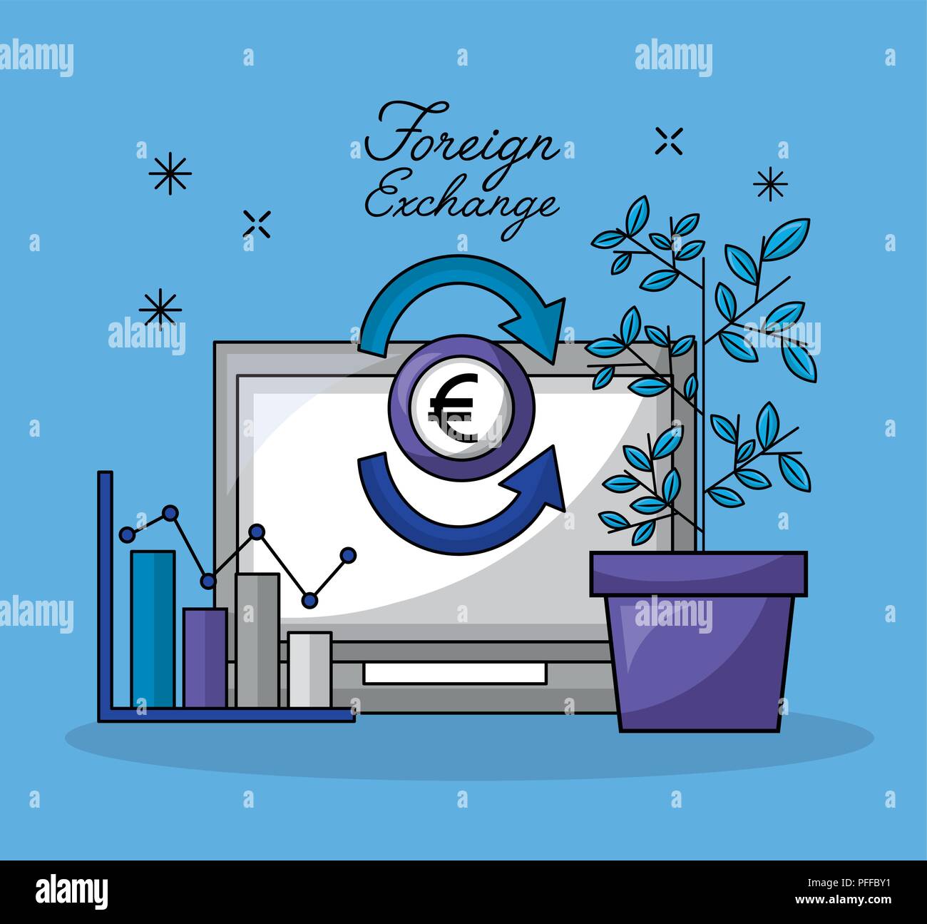foreign-exchange-card-stock-vector-image-art-alamy