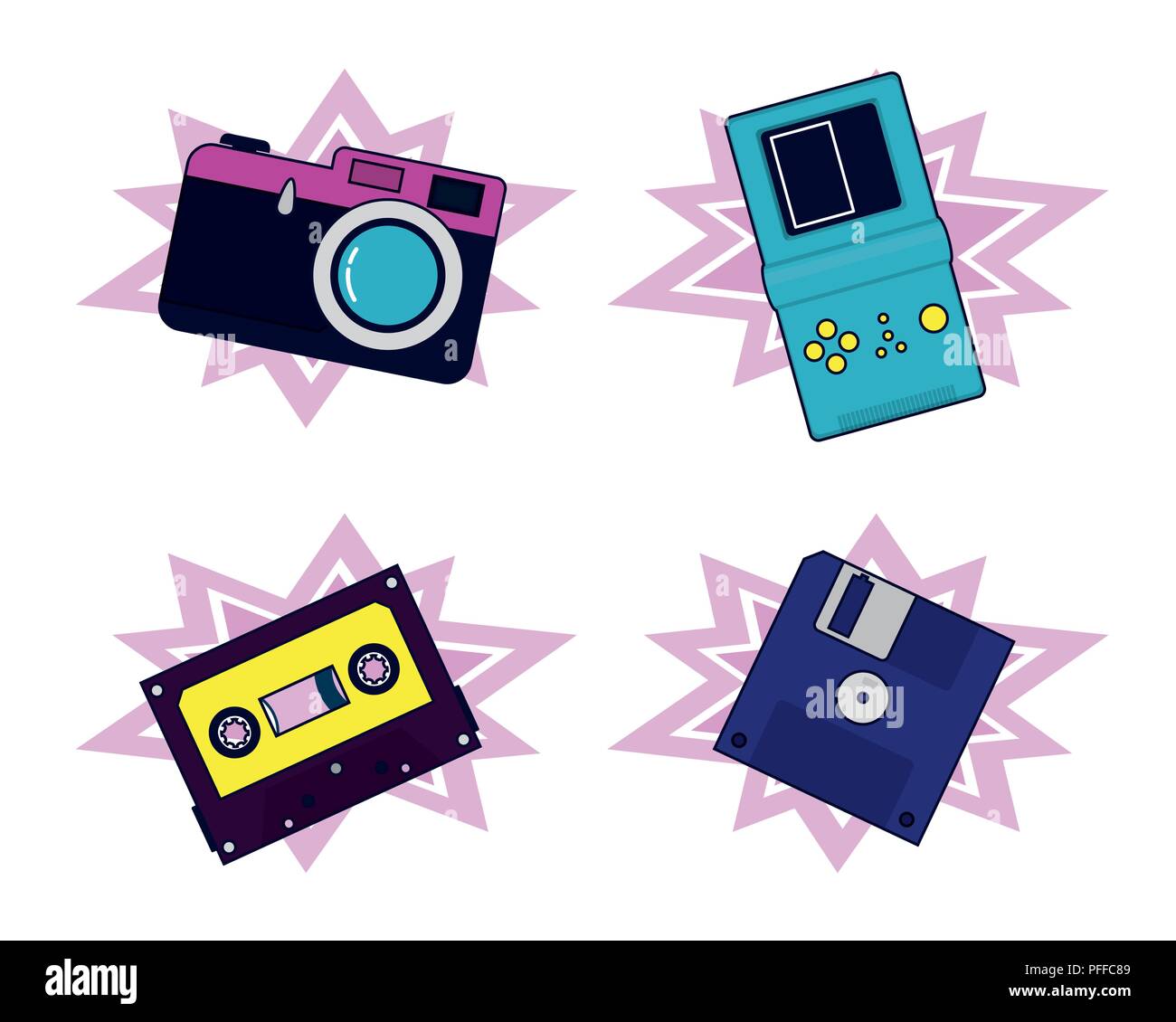1990s style fashion technology hi-res stock photography and images - Alamy