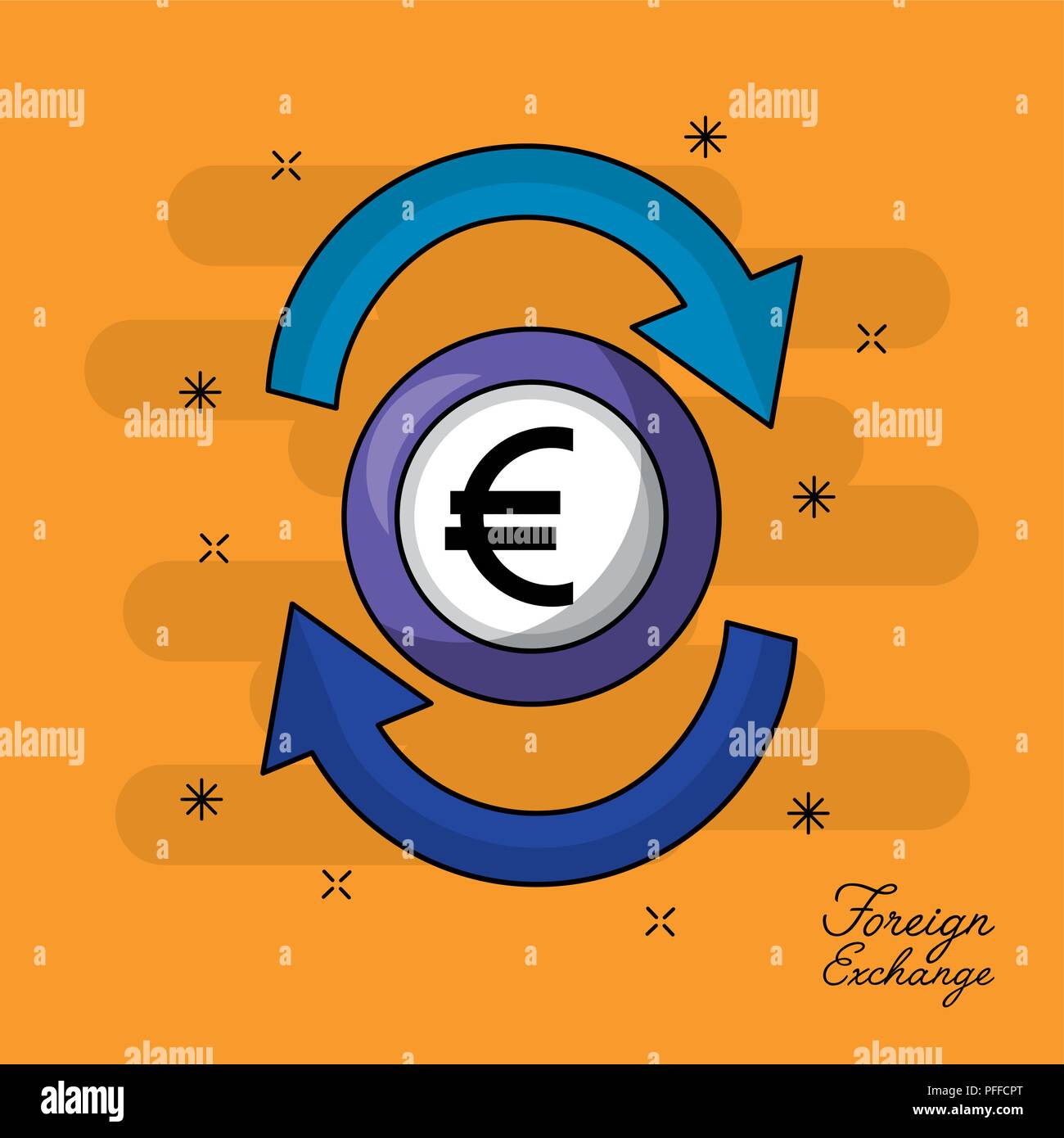 foreign-exchange-card-stock-vector-image-art-alamy