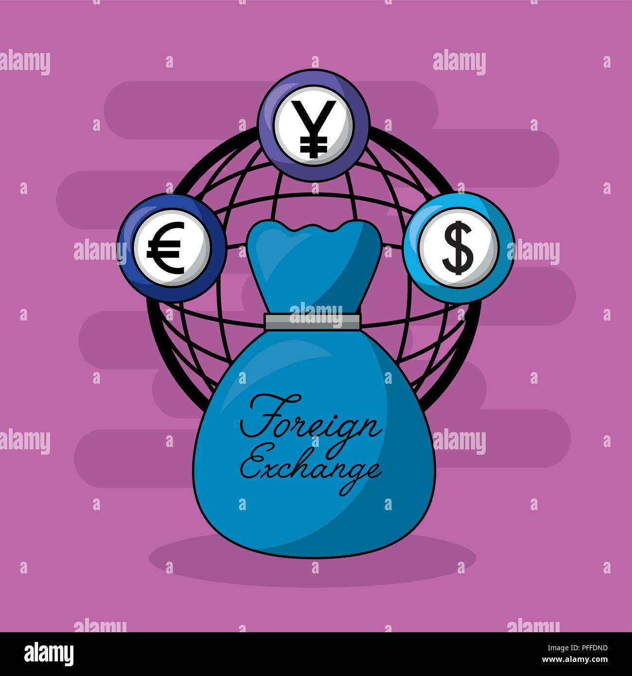 foreign-exchange-card-stock-vector-image-art-alamy