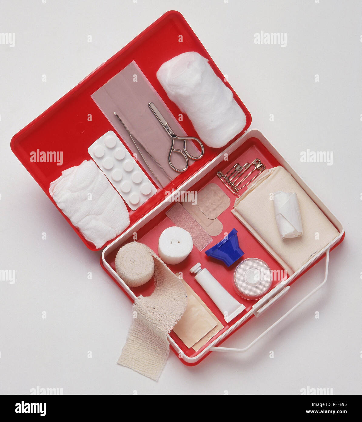 open first aid kit