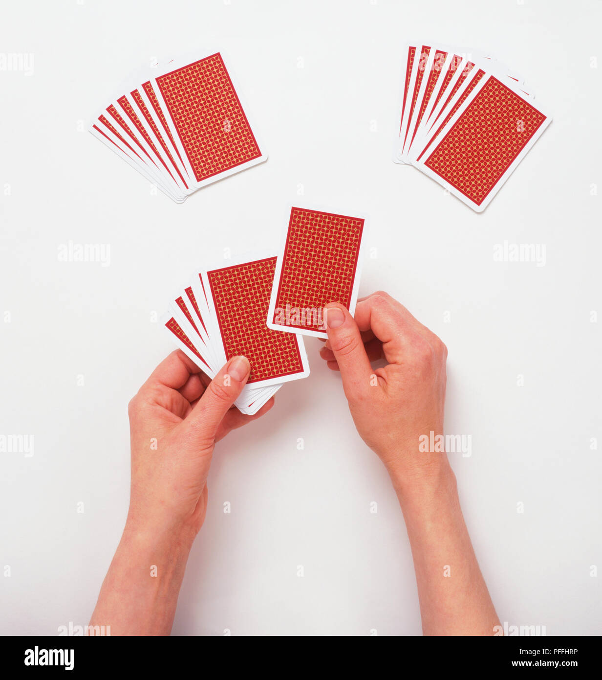 Deck of cards above hires stock photography and images Alamy