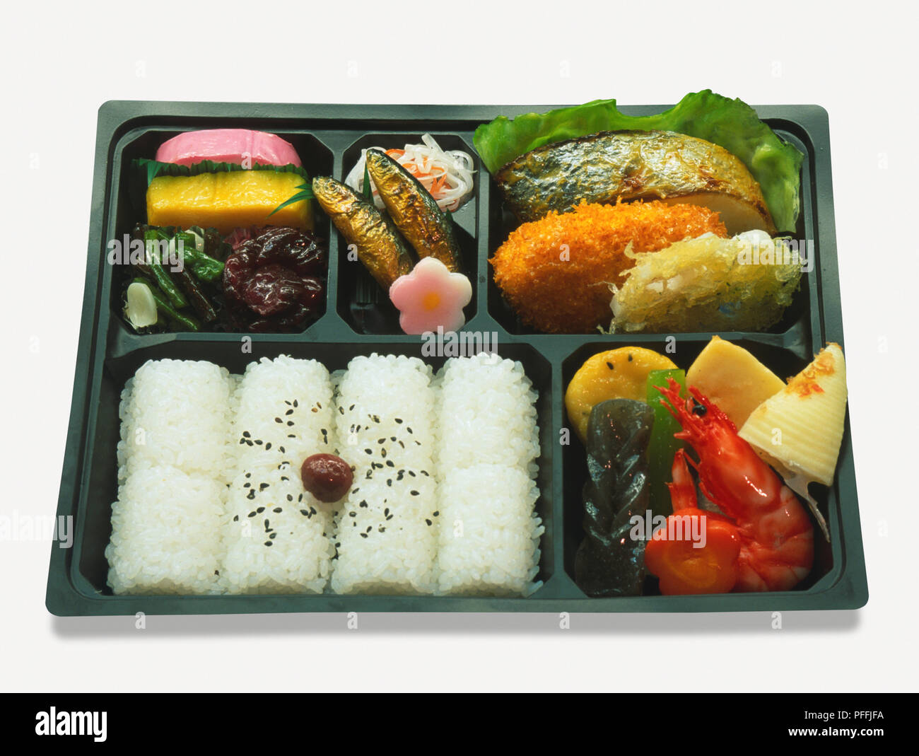 Bento box, Japanese lunch box with compartments for different foods