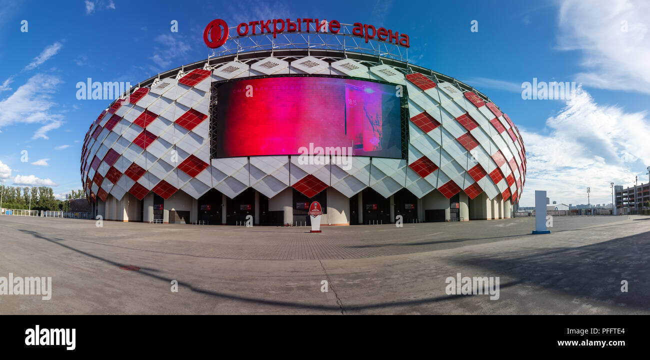 Newly-built home ground of Spartak Moscow