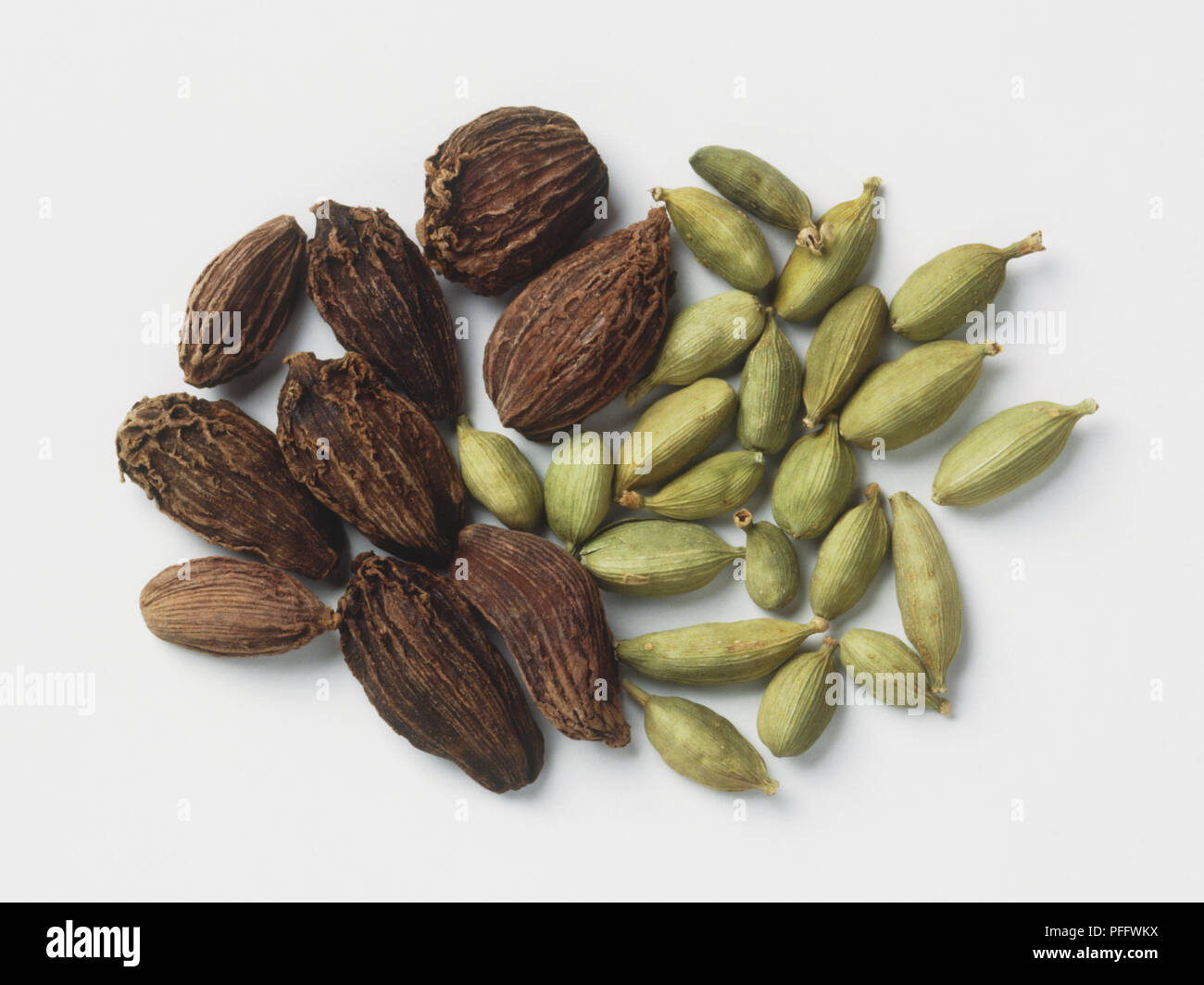 Cardamom and nutmeg Stock Photo Alamy