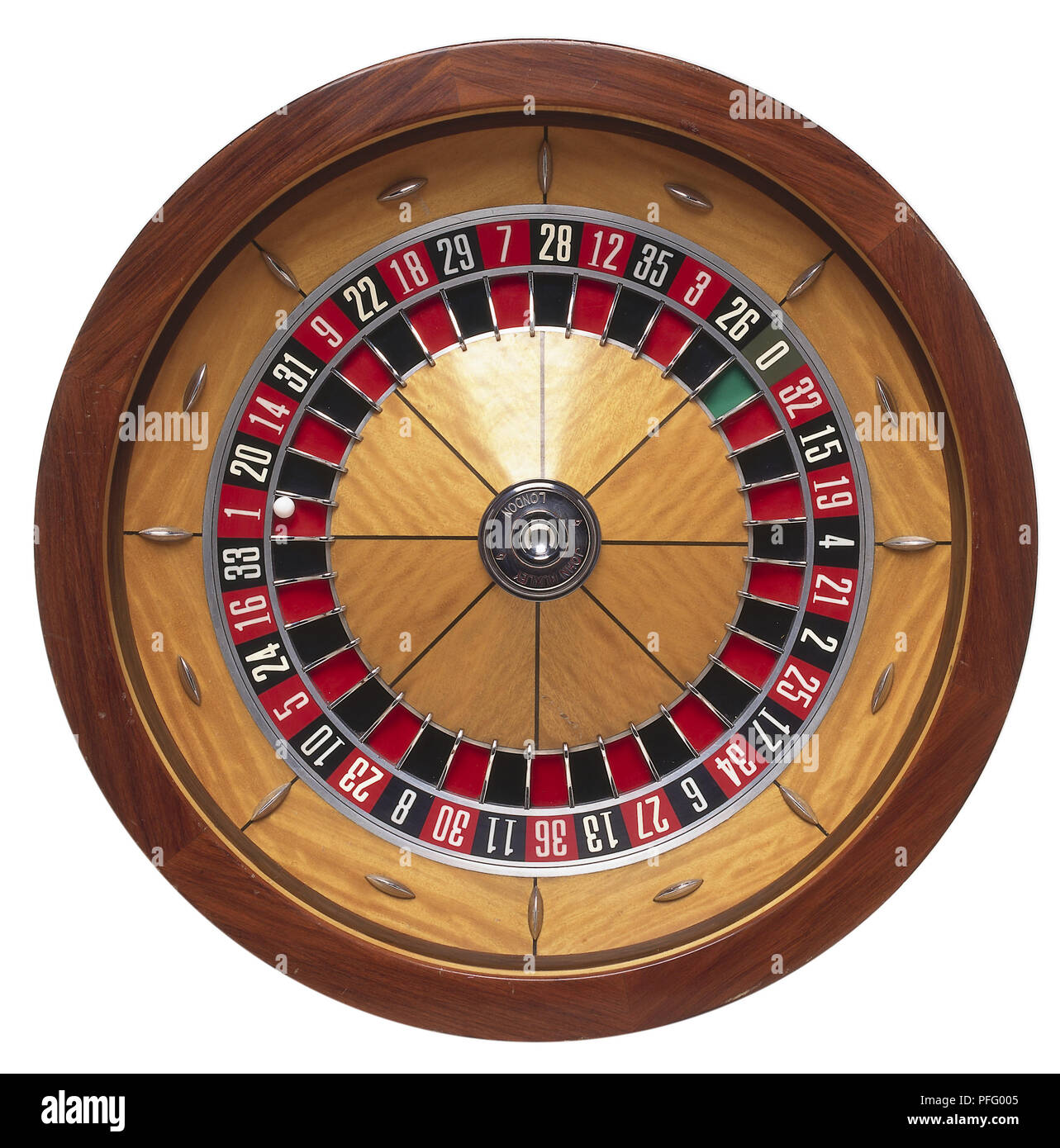 Roulette wheel. Stock Photo