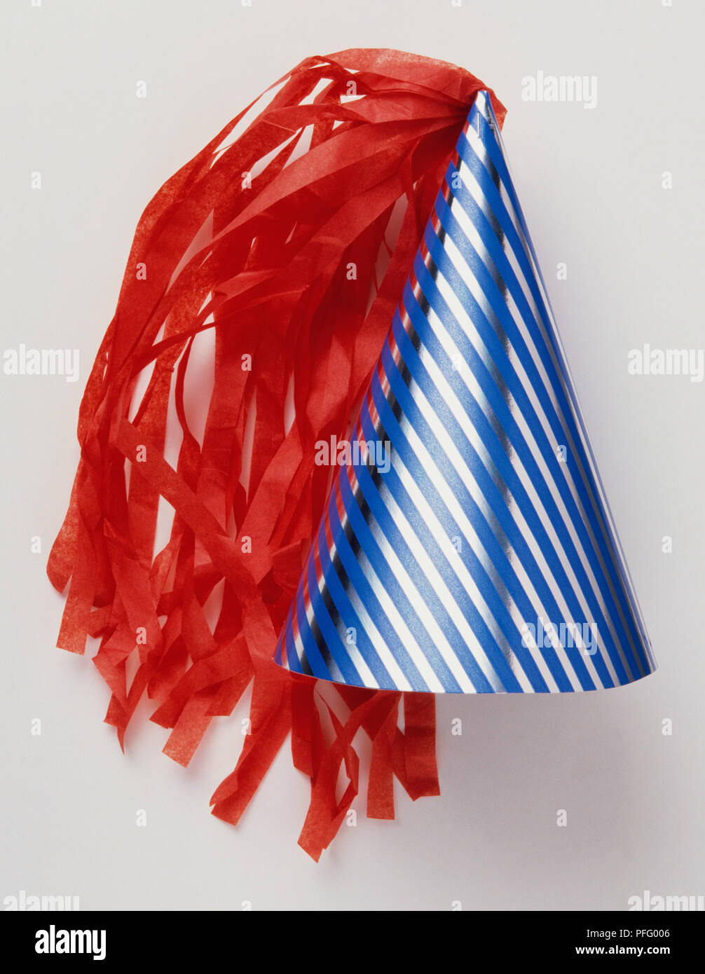 Red curl party streamers hanging hi-res stock photography and images - Alamy