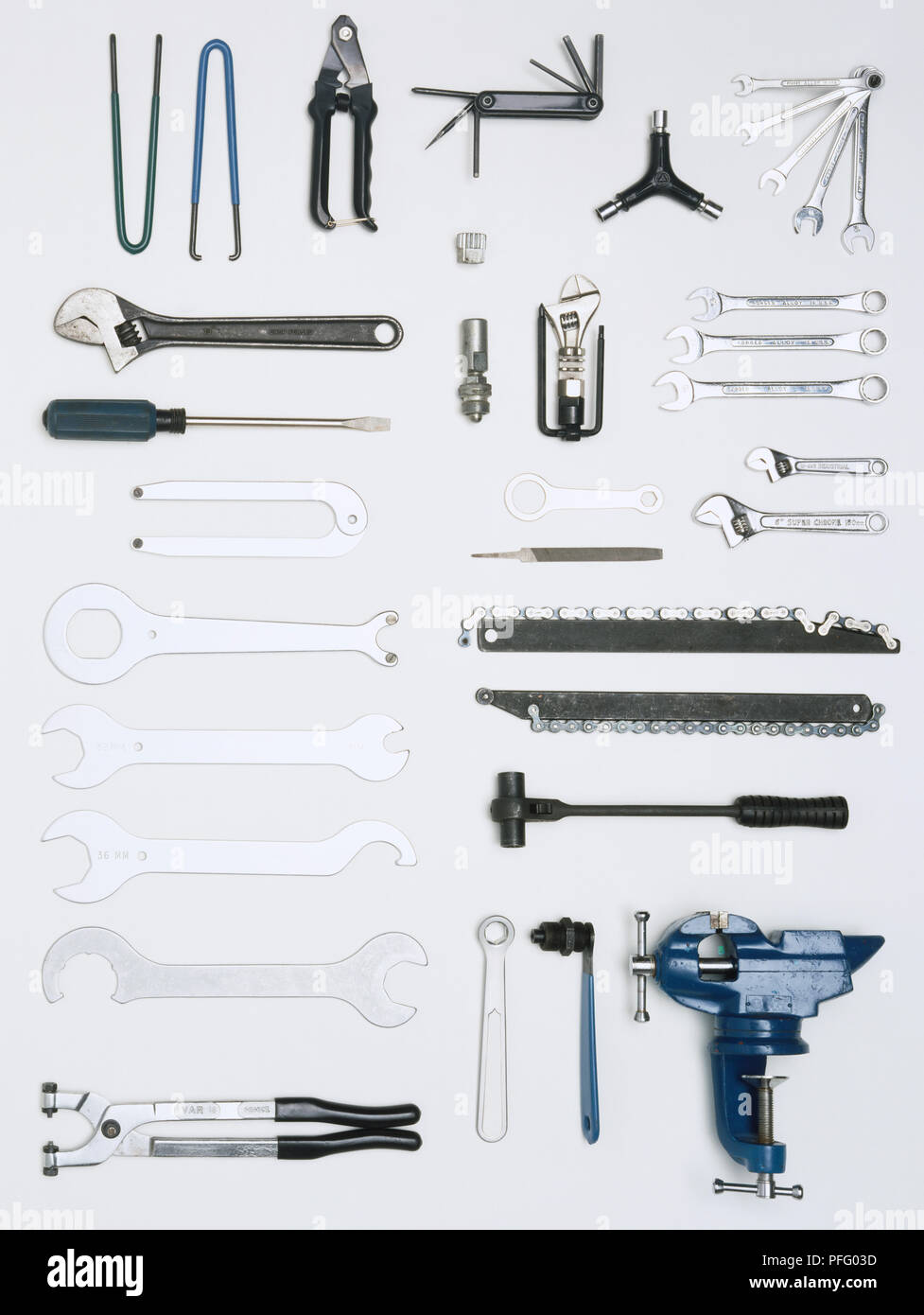 Bench vice Stock Photo