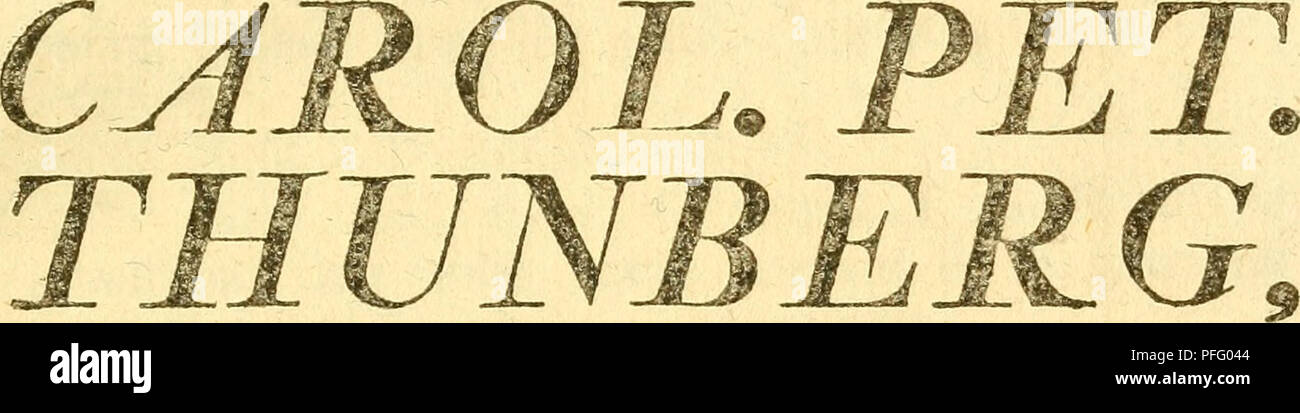 . D.D. Dissertatio entomologia sistens insecta svecica. Insects. D. D. DISSERTATIO ENTOMOLOGICA, SISTENS ;ecta syecica, QUORUM PapvTem Quintam» cons. exp. facvlt. med. ups, PR^SIDE. Equite Aurat. Reg, Ord. de Vas*, Medic. Doct. Psofess. Med. et Botan, Keg. et Ord, Acad. C«sar, Nat» Cupios. Reg. Scjent. Londin. Holm. SocrET. Scibnt. Uspai, Philad» Patb. Hoim. Bebol. Nat. Scrwt. Paris. et Hafniens. Hist. Nat. LoND. Haulfm. Amstelu. Zeland. Nidrosiens. Ticinens. IeNENSo Halens. Nat. Scrut. Linn. LoNDiN. Medic. Edimburg. et Nat, Studios. Idid. Membro; Nec Non Acad. Scient. Paris. MoNSPEtiENS. Agri Stock Photo