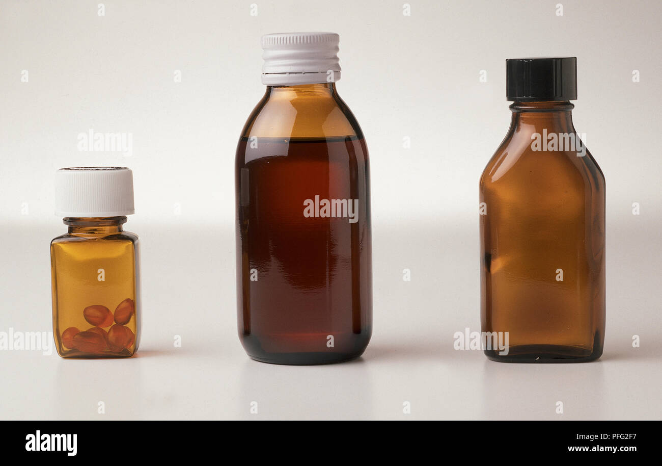 Bottles of cough medicine hires stock photography and images Alamy