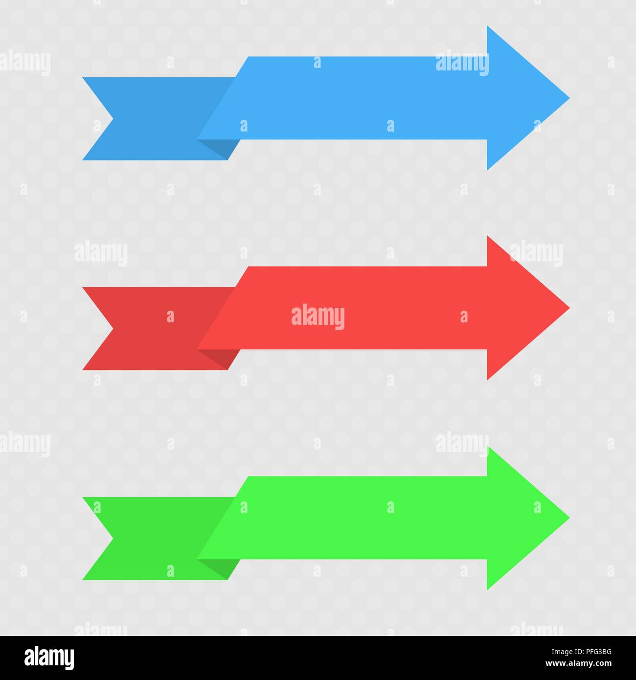 Paper arrows Stock Vector