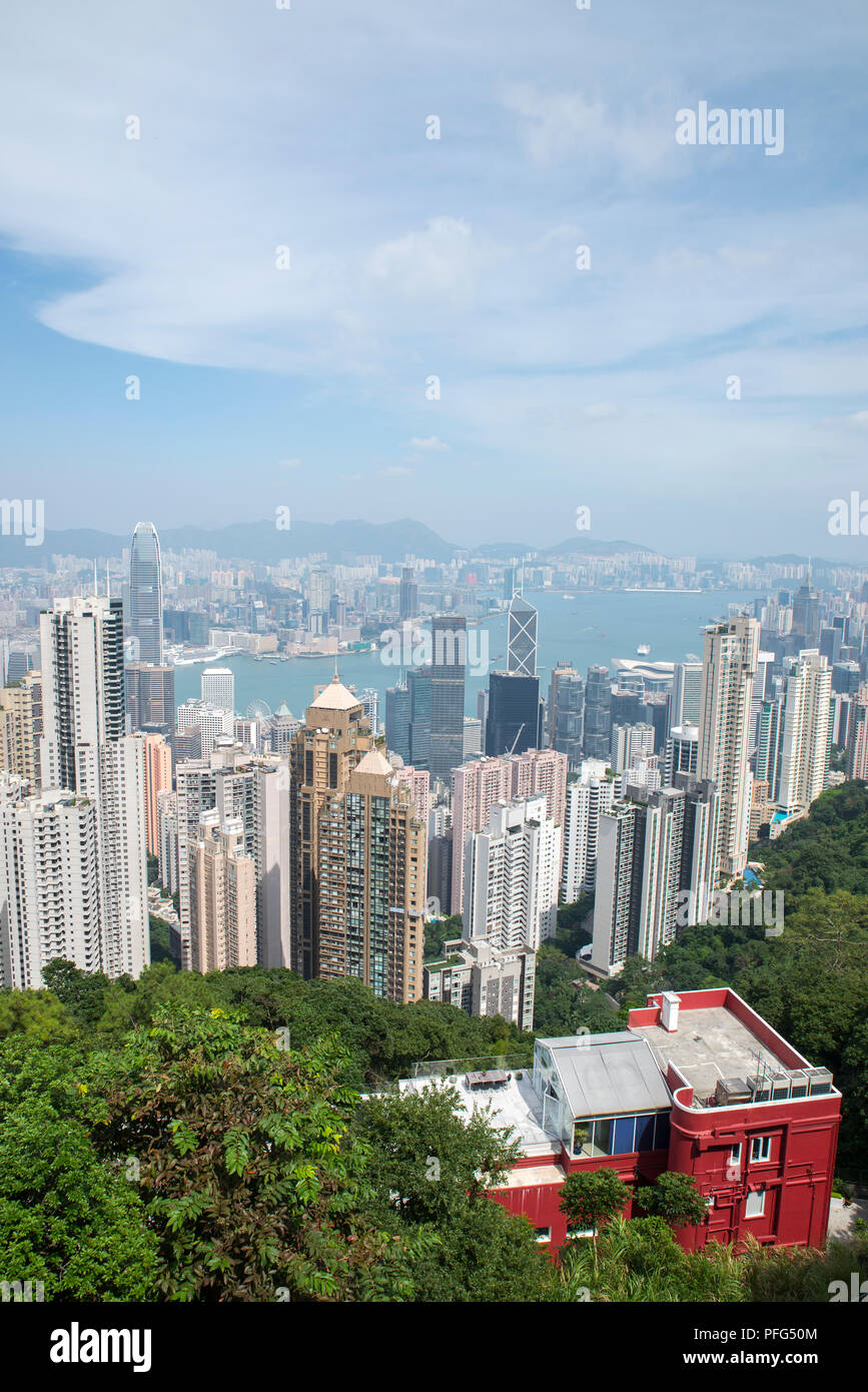 View of Hong Kong from Victoria Peak, China Stock Photo - Alamy