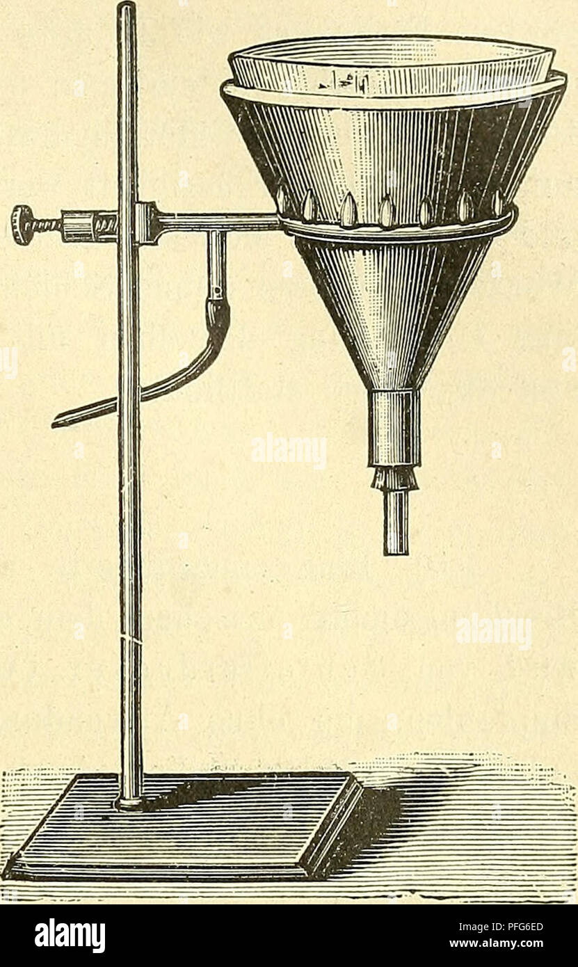 . Das Mikroskop. Ein Leitfaden der wissenschaftlichen Mikroskopie. Microscopy; Microscopes. 301 Zum Gebrauch kann man die Glyceringelatine zweckmässig in ein mit Glasstab versehenes Glas (cf. Fig. 149) einfüllen und dieses etwa auf dem Paraffinofen bis zur Ver- flüssigung der Gelatine erwärmen. An- dauernde starke Erhitzung der Glycerin- gelatine ist übrigens zu vermeiden, da die Gelatine sonst in sogenannten ß-Leim verwandelt wird, der die Fähig- keit, beim Erkalten fest zu werden, ver- loren hat. In vielen Fällen ist es deshalb auch ganz zweckmässig, in der Weise zu verfahren, dass man sich  Stock Photo