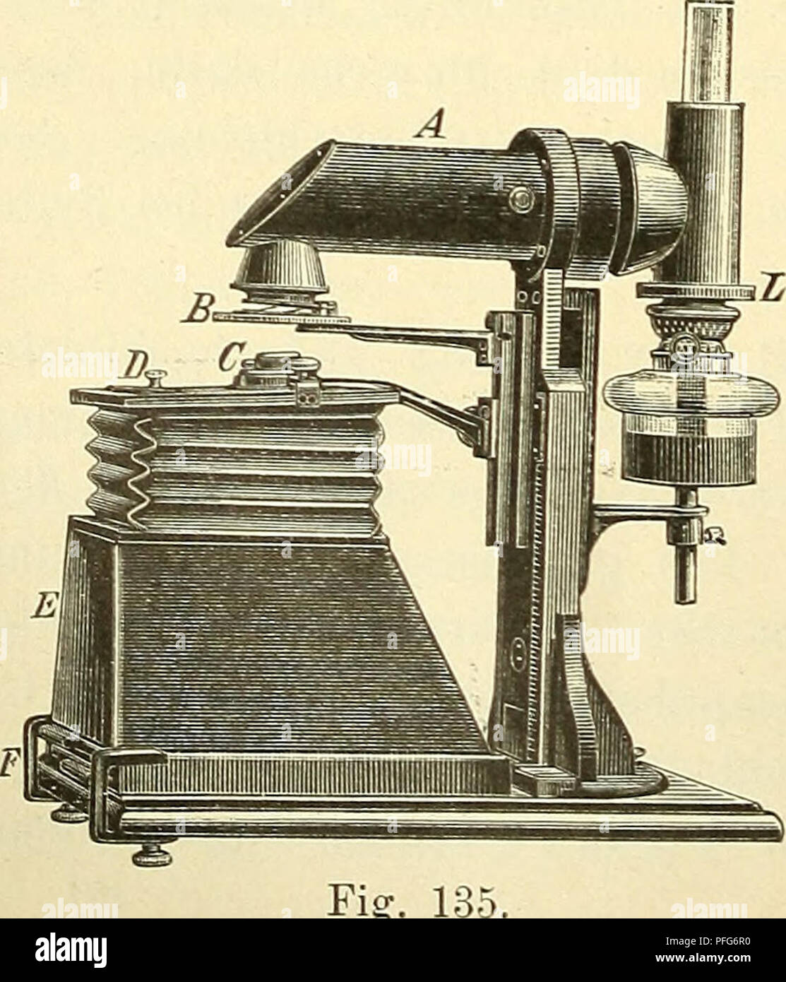 1860 Microscope Drawing A guide to scientific microscopy by Albrecht Zimmermann, this text ...