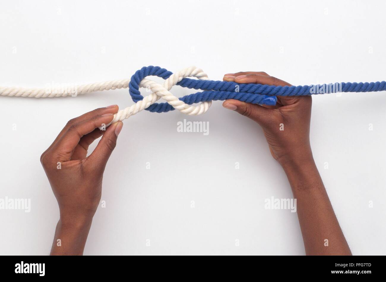 Women hands tied rope hires stock photography and images Alamy