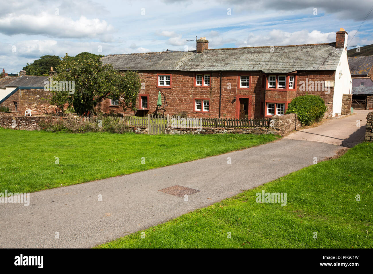 The rural village of Dufton in the Eden Valley, Cumbria, UK Stock Photo