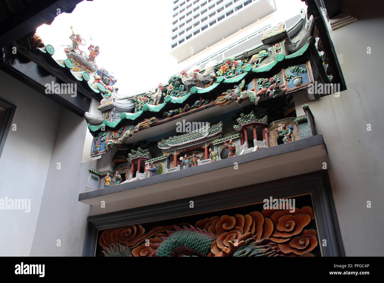 In the Wak Hai Cheng Bio temple in Singapore Stock Photo Alamy