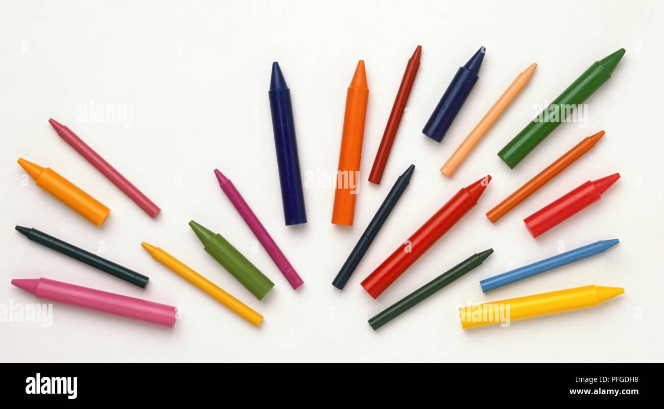 Kids colouring crayons hires stock photography and images Alamy