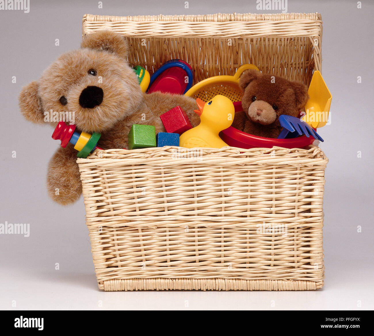 basket of toys